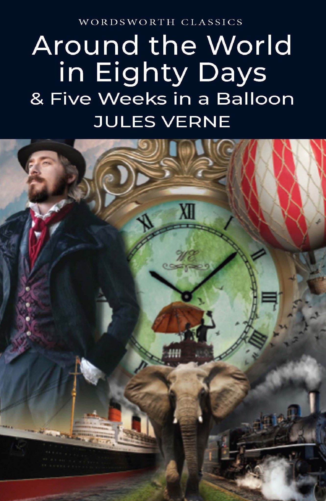 Around the World in Eighty Days & Five Weeks in a Balloon by Jules Verne